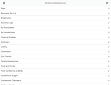 Tablet Screenshot of foodservicefiresale.com
